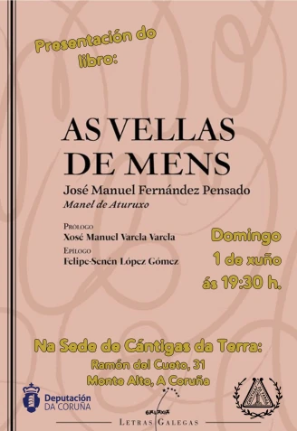 Cartel de As Vellas de Mens