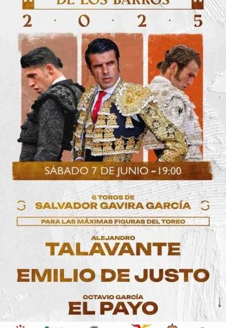 Cartel taurino en Villafranca de los Barros