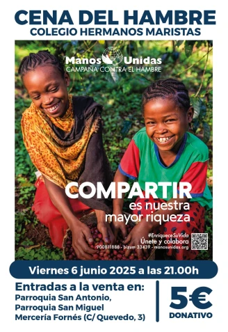 Cartel Cena del Hambre Manos Unidas 2025