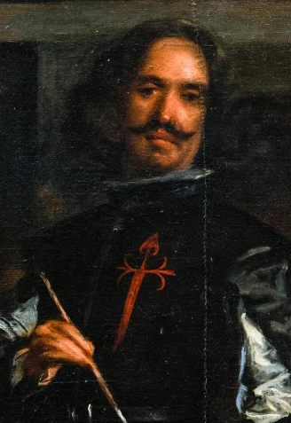Diego Velázquez (1599-1660), autorretrato detalle cosecha de 'Las Meninas', pintura, 1656-1657