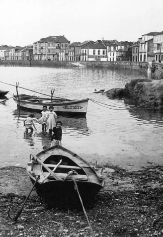 Foto histórica de A Pobra do Caramiñal