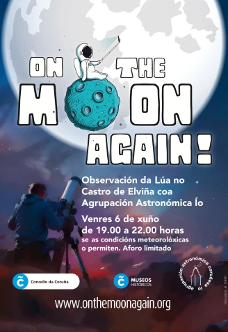 Observación de la luna en el Castro de Elviña