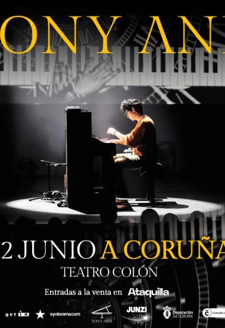 Cartel concierto Tony Ann en A Coruña