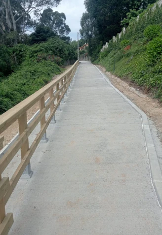Adecuación del acceso a la playa de  Seselle en Ares
