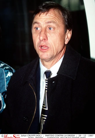 Johan Cruyff en su etapa como entrenador del Fútbol Club Barcelona