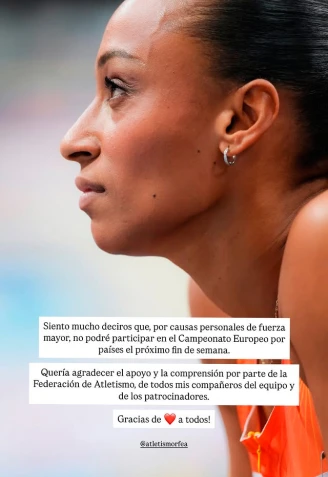 Comunicado de Ana Peleteiro en sus redes sociales