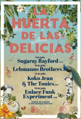 Cartel de "La huerta de las Delicias 2025"