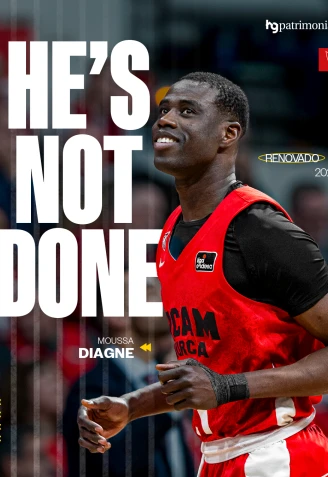 Moussa Diagné seguirá en UCAM CB hasta junio de 2027