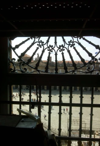 Reixería da fachada da Catedral, restaurada por Chago Martínez