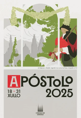 El cartel del Apóstol es un homenaje a Castelao