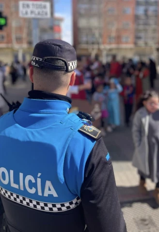 Policía local en Aranda de Duero (Burgos)