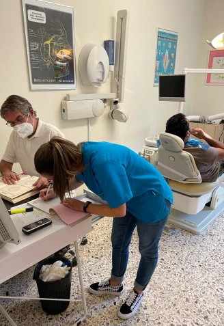 El doctor Gelabert fue uno de los promotores del Sillón Solidario