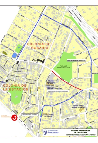 Desvío de autobuses