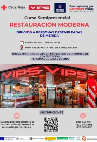 Vips abrirá próximamente en Mérida y busca personal para su nuevo local
