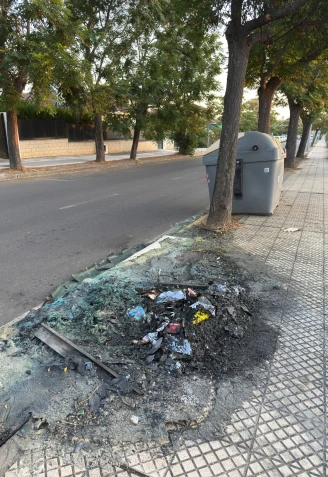 Contenedor en Las Vaguadas