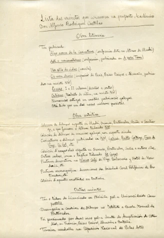 Un dos documentos sobre o ingreso de Castelao na RAG