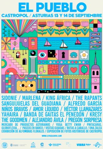 Cartel del festival 'El Pueblo' 2025
