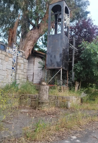 Campanario construido en Bemposta, hoy en día