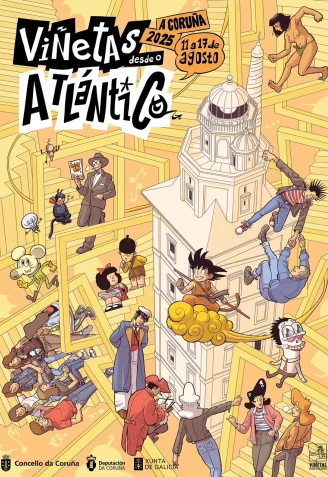 Cartel de Viñetas Desde O Atlántico 2025