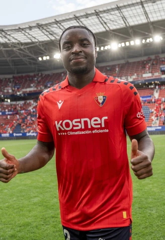 Enzo Boyomo, futbolista de Osasuna