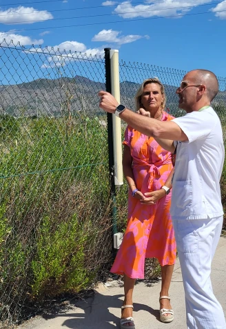Susana Fabregat, delegada del Consell y Raúl Ferrando, gerente del departamento de Salud de Castellón