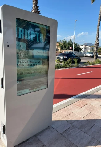 Panel contra Pedro Sánchez en Castellón