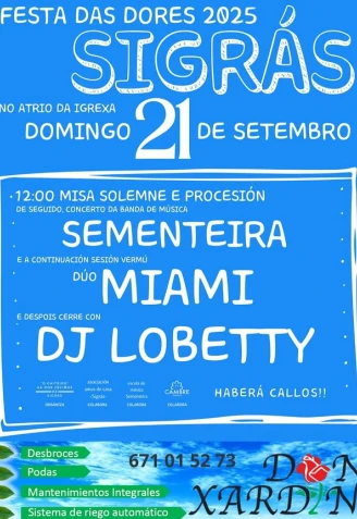 Fiestas en Sigrás 2025