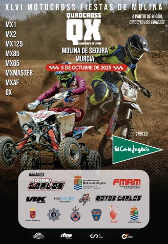 Cartel 46 Motocros 'Fiestas de Molina-Trofeo El Corte Inglés'