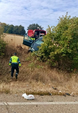 Nuevo accidente en la N-122 en Zamora