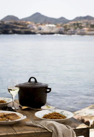 Caldero, típico de Cartagena. Turismo Región de Murcia