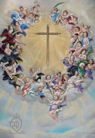 Cartel del Centenario de la Federación de Cofradías (Juan Díaz Losada)