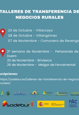 Buscan relevo generacional para salvar los negocios de los pueblos de Burgos: talleres, ayudas y nuevas oportunidades