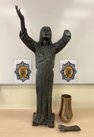 Figura localizada por la Policía Local de Palencia