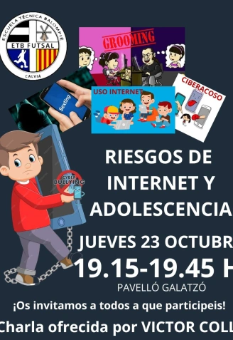 Cartel de la charla