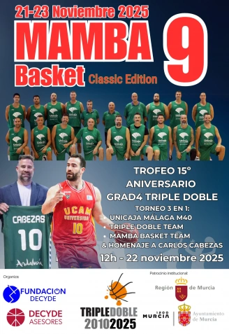 Carlos Cabezas será homenajeado en el Mamba Básket 9