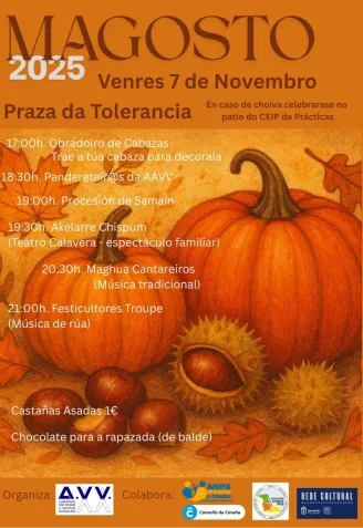 Cartel del Magosto en Labañou