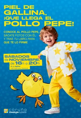 Actuación del Pollo Pepe en Marineda City