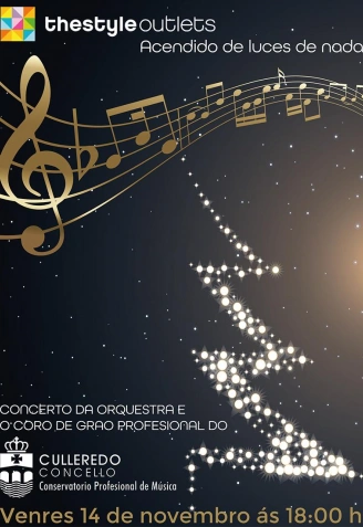 El Conservatorio de Música de Culleredo será protagonista en el encendido de las luces de Navidad de Coruña The Style Outlets