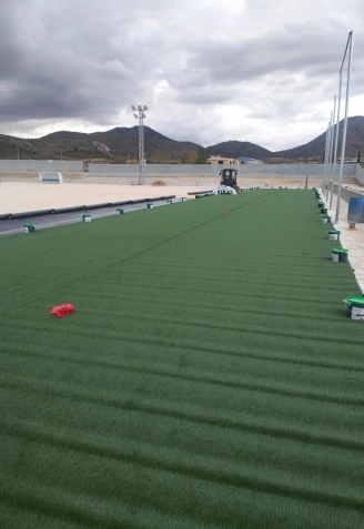 Césped artificial en Los Yesares