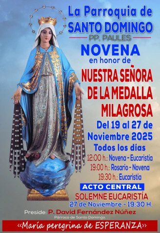 Cartel de las celebraciones