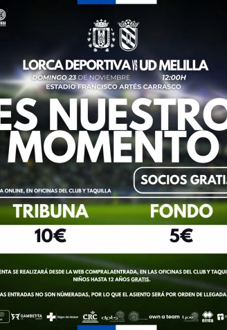 Precios para el CF Lorca Deportiva - UD Melilla