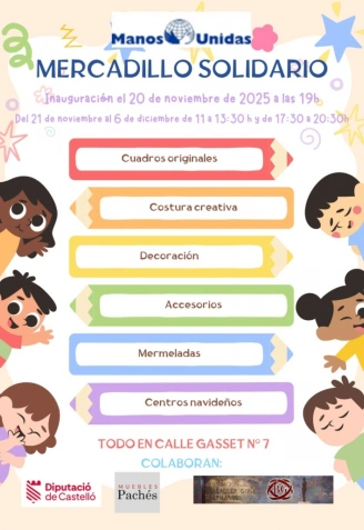 Mercadillo de Manos Unidas