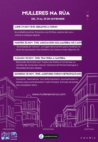 Cartel de Mulleres na Rúa