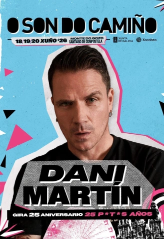 Cartel anunciador del concierto de Dani Martín