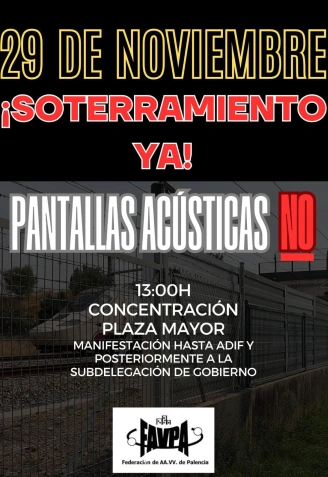 Cartel de la Movilización del sábado 29 de noviembre