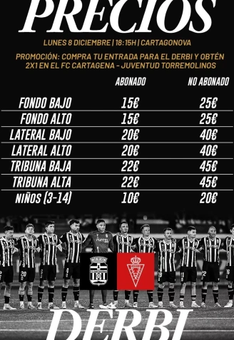 Precios del derbi
