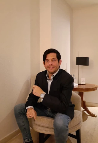 César Alarcón, venezolano residente en Galicia