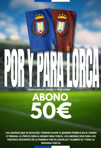 Campaña de abonos del CF Lorca Deportiva