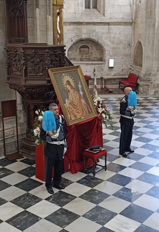Imagen de Santa Eulalia de Mérida en la Catedral de Oviedo