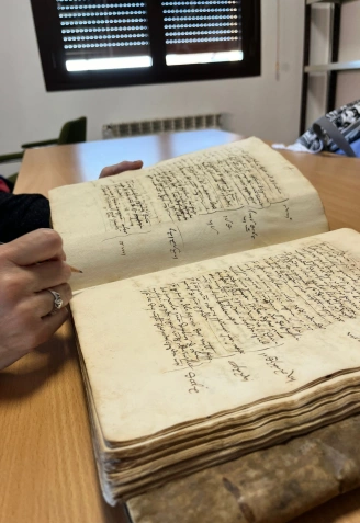 Documento histórico en Alfaro